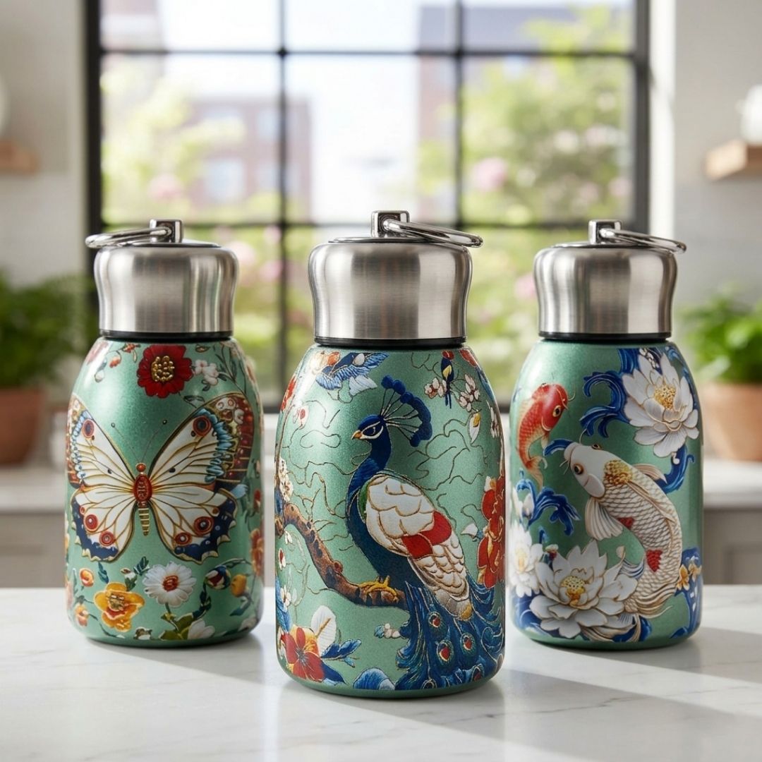 Art Print Stainless Steel Bottle for Corporate Gifting